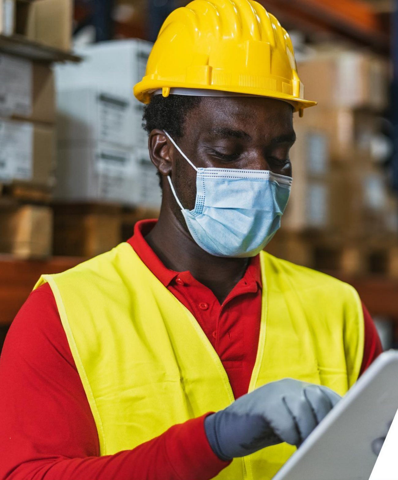 Technicien Nashal sur un site logistique